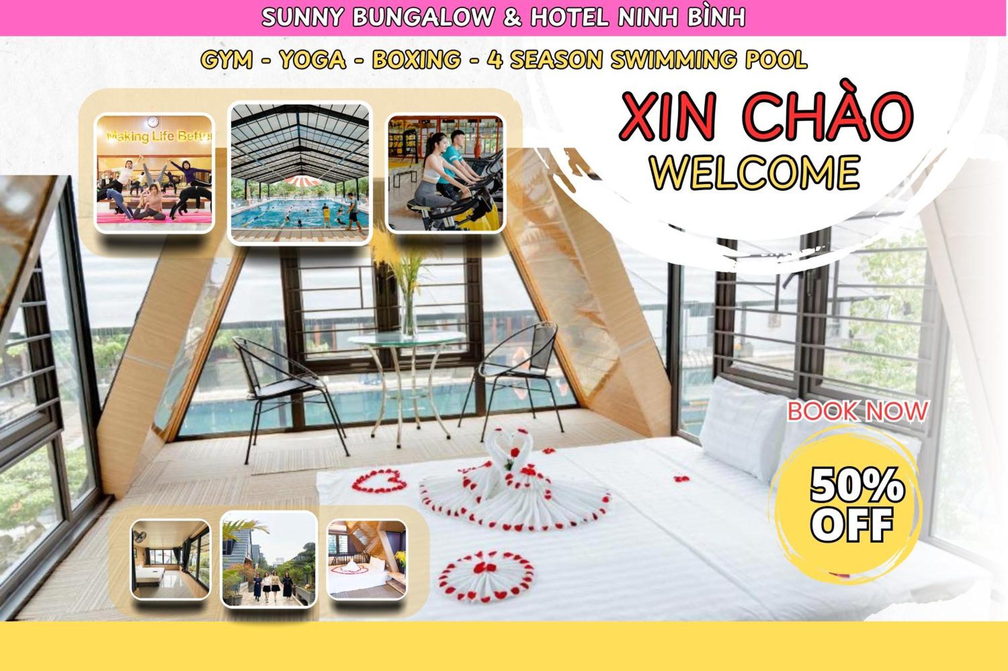 Sunny Bungalow & Hotel Ниньбинь Экстерьер фото